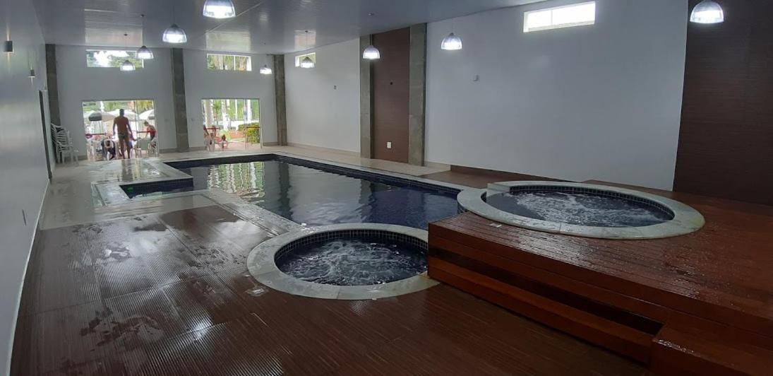 Flat Cavalinho Branco - Vista Do Lago E Piscina Aquecida Águas de Lindóia Exterior foto