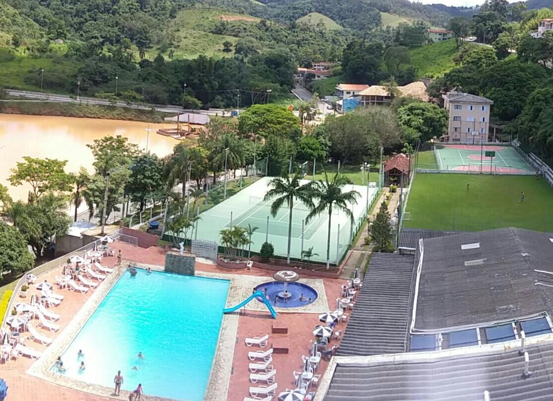 Flat Cavalinho Branco - Vista Do Lago E Piscina Aquecida Águas de Lindóia Exterior foto